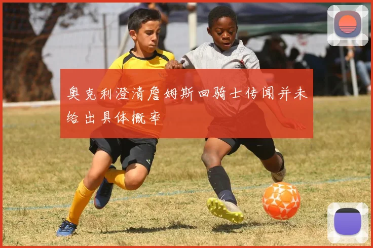 奥克利澄清詹姆斯回骑士传闻并未给出具体概率