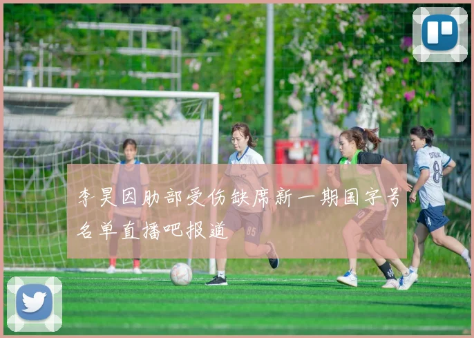 李昊因肋部受伤缺席新一期国字号名单直播吧报道